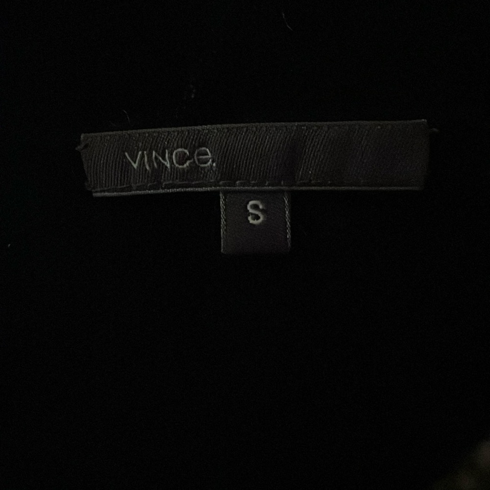 Vince Cashmere Open Front Black Cardigan Size XS With pockets EUC
